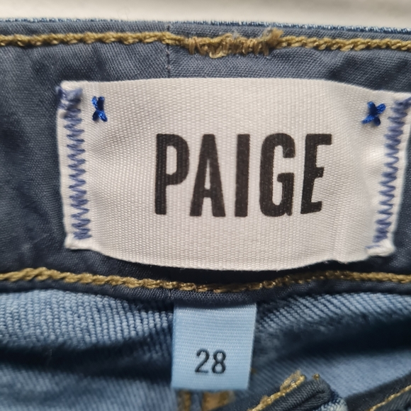 PAIGE Jimmy Jimmy Skinny Boyfriend Mid-rise Jeans Tag Size 28 - Picture 6 of 16